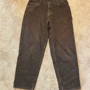 Brown relaxed jeans
